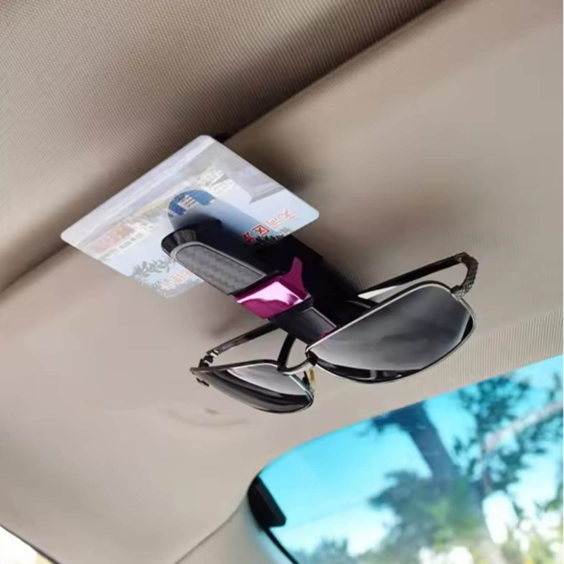 Portable Sunglasses and Cards Holder Clip