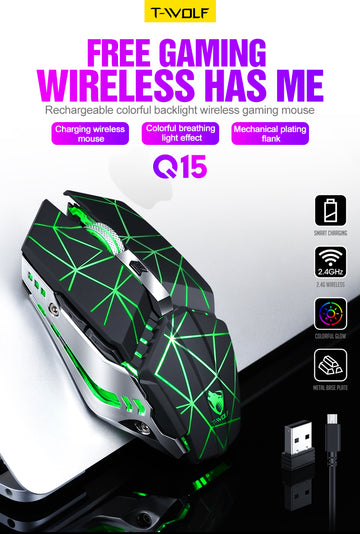 6-Button Wireless Gaming Mouse